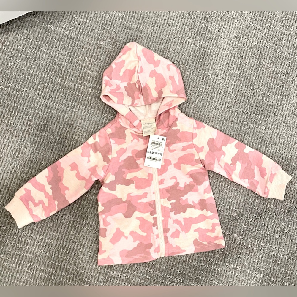 NWT Girls Pink Camo Jacket